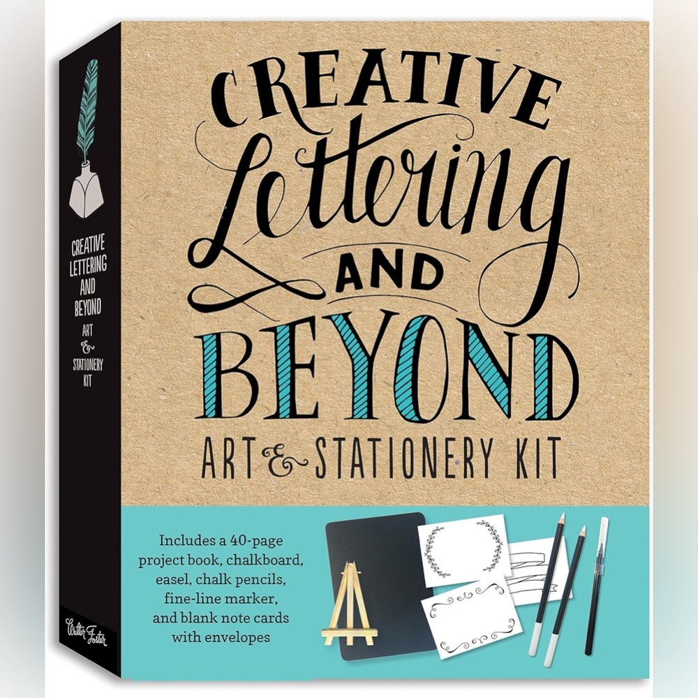 Brand New Complete Kit for Learning Different Lettering and Decorating Technique